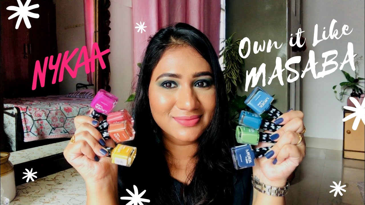 *NEW* Nykaa Own It Like MASABA Collection | Swatches & Review | Similar Colours | Ankita Swarnkar