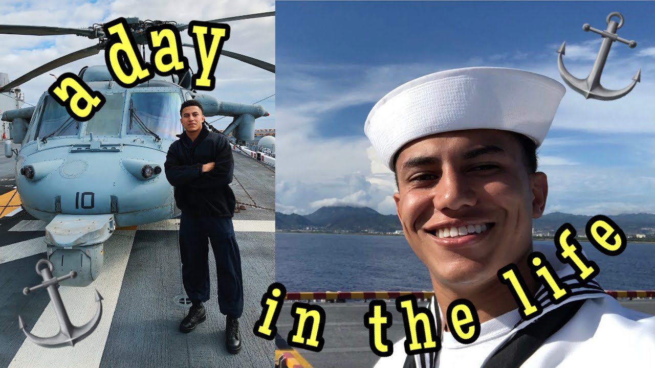 A Day in the Life in the Military | US Navy Sailor (in port)