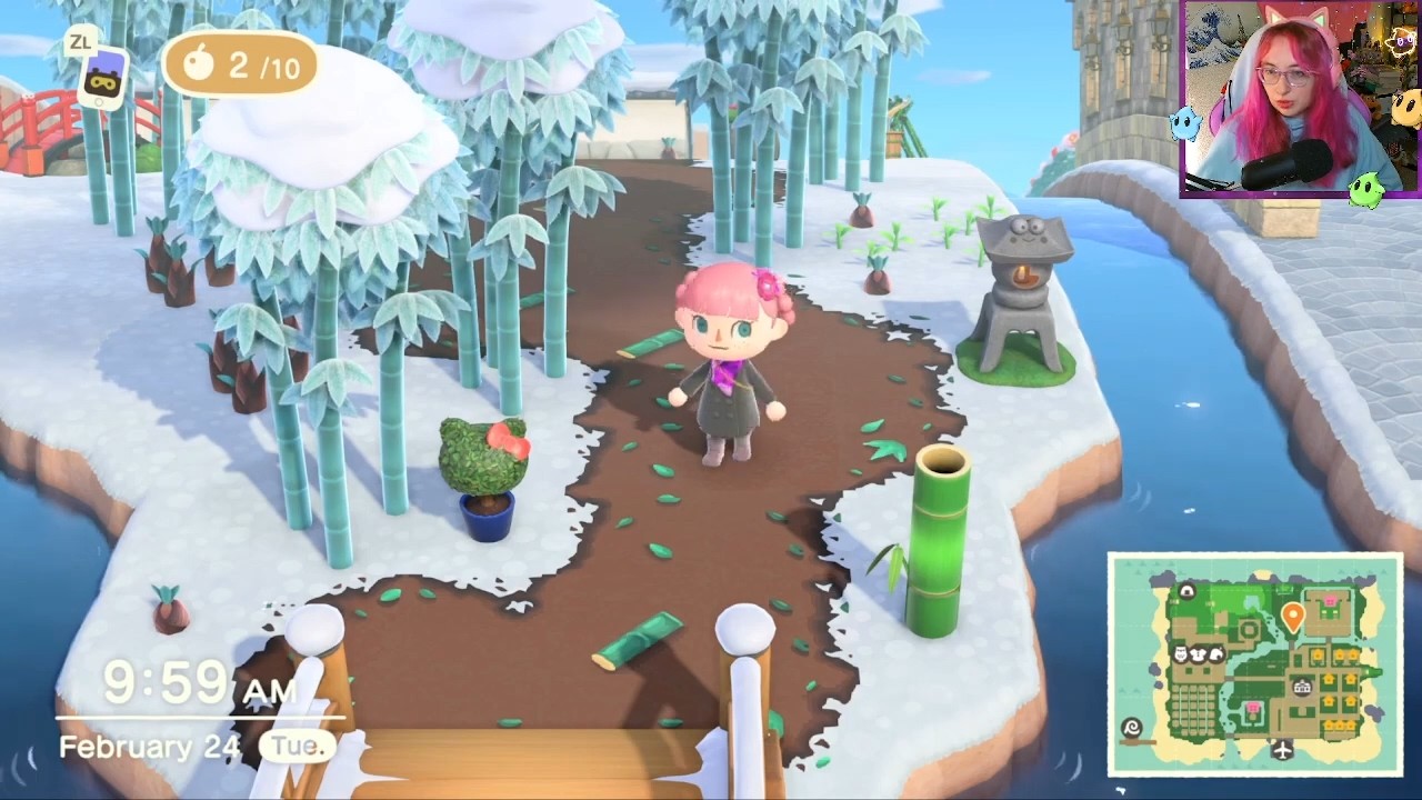 Back for the bamboo finishing touches! | Animal Crossing New Horizons VOD
