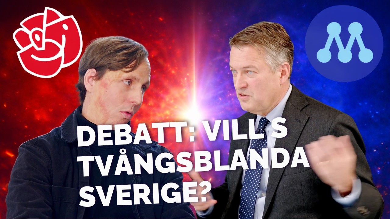Debatt mellan S och M: Vill Socialdemokraterna tv&aring;ngsblanda Sverige?
