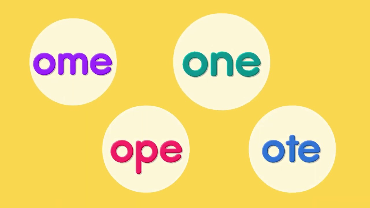Phonics Chant┃ome &middot; one &middot; ope &middot; ote ∥ Long Vowels┃Spotlight on One Phonics