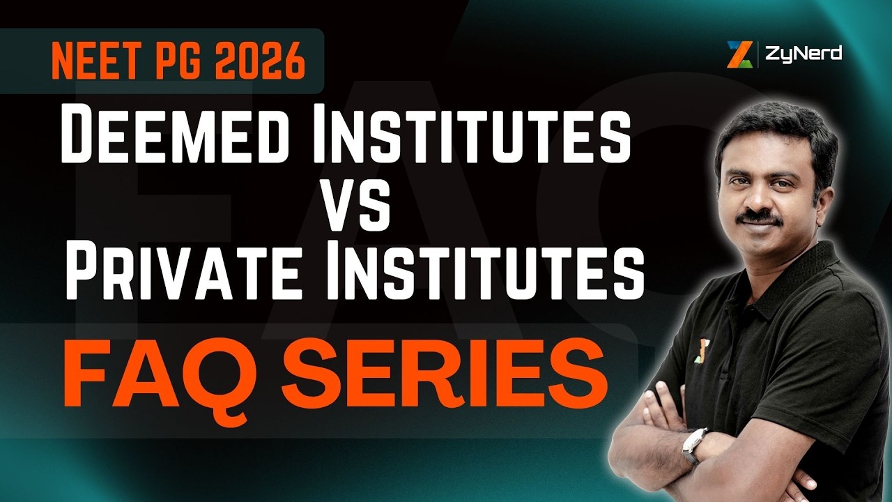 Deemed Institutes vs Private Institutes | FAQ Series | NEET PG 2026