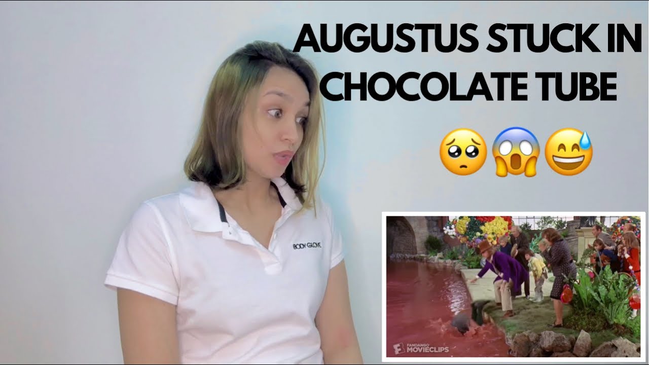 Willy Wonka & the Chocolate Factory - Augustus and the Chocolate River Scene | REACTION!!!