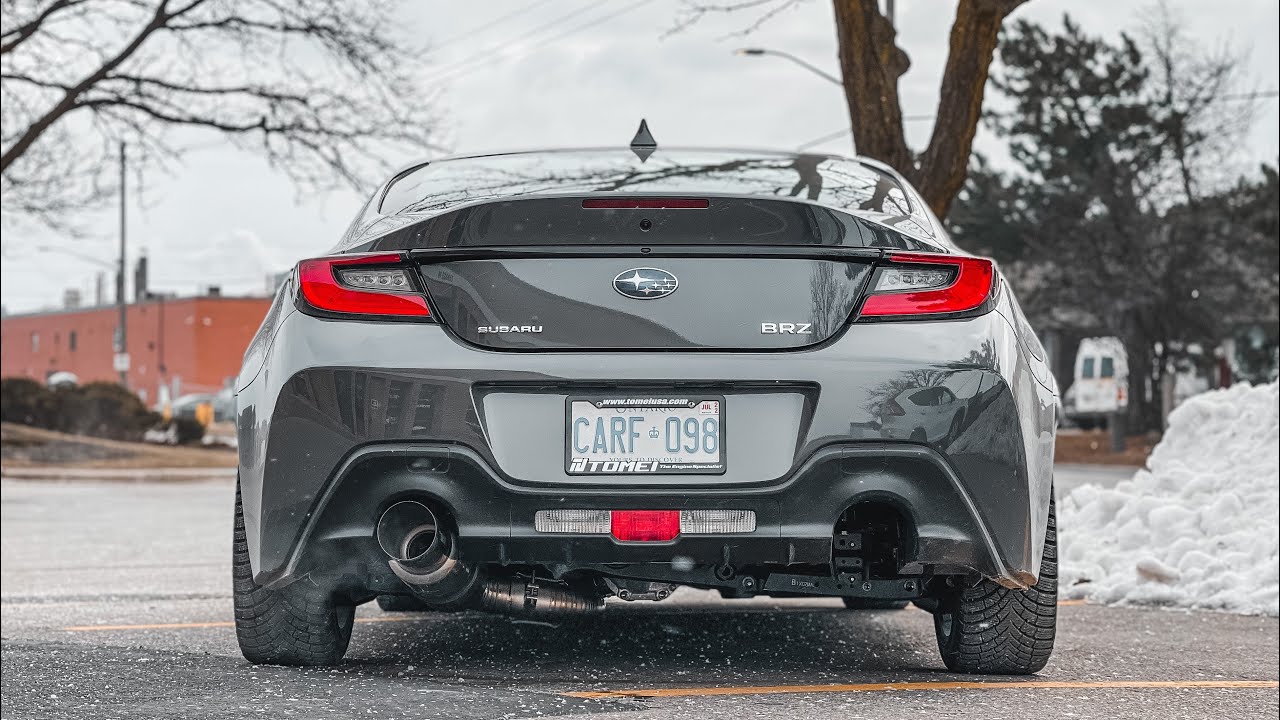 BEST EXHAUST EVER!!! 2022 Subaru BRZ/GR86 Tomei Expreme Ti 80r Catback Exhaust