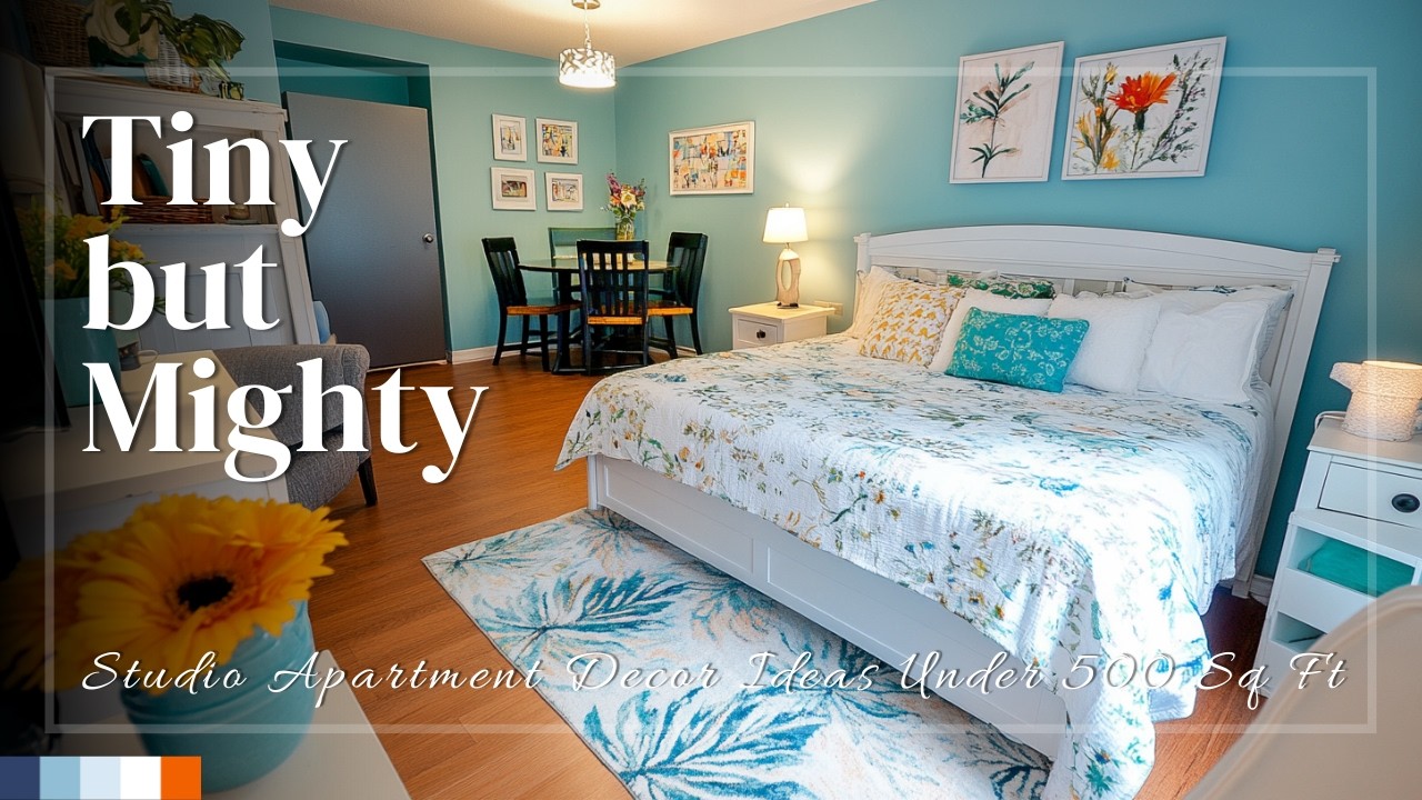 Tiny but Mighty: Studio Apartment Decor Ideas Under 500 Sq Ft