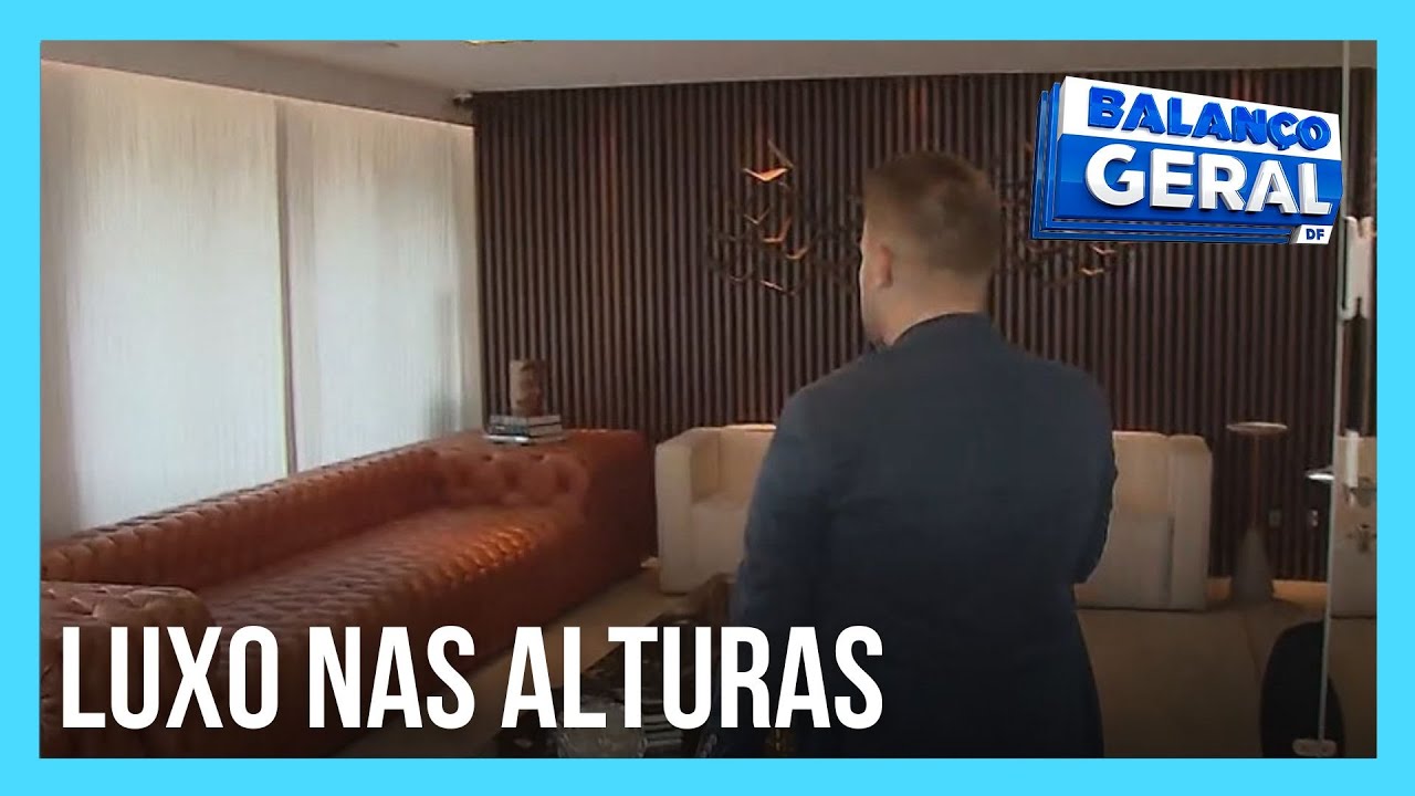 Com mobílias de luxo, duplex na Asa Sul é avaliado em R$ 16 milhões