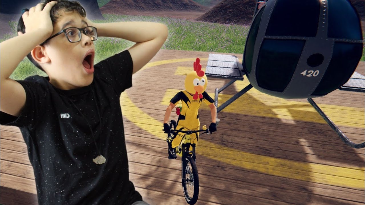 MAIS UMA DISPUTA NO JOGO DA BIKE - Descenders