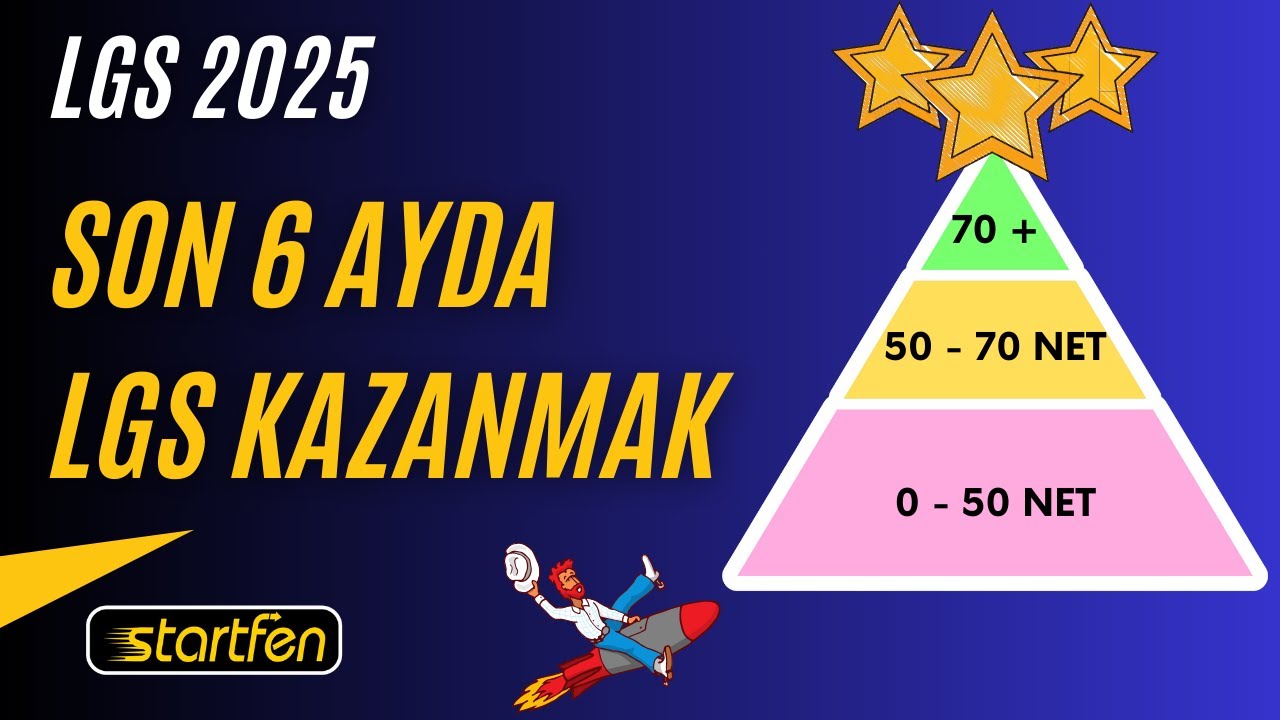 Netlerine Göre Son 6 Ayda LGS Kazanmak 🚀  Nasıl Çalışmalıyım ?