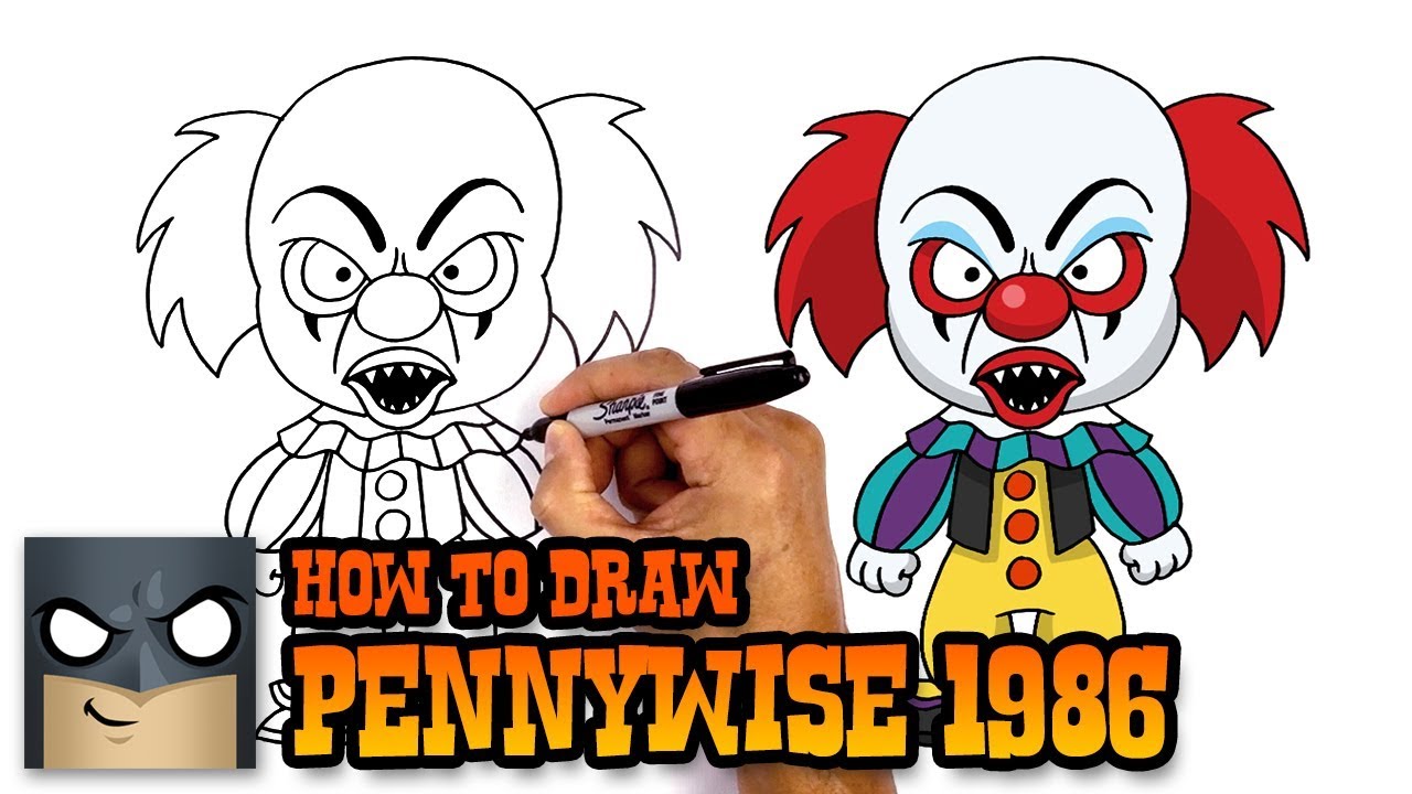 How to Draw Pennywise | 1986 It