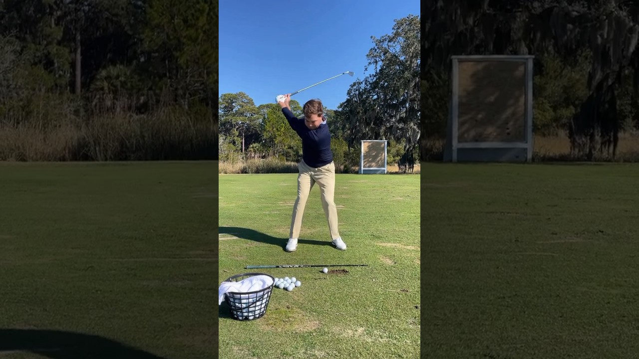 PGA Tour player, Keith Mitchell flushes his Mizuno irons