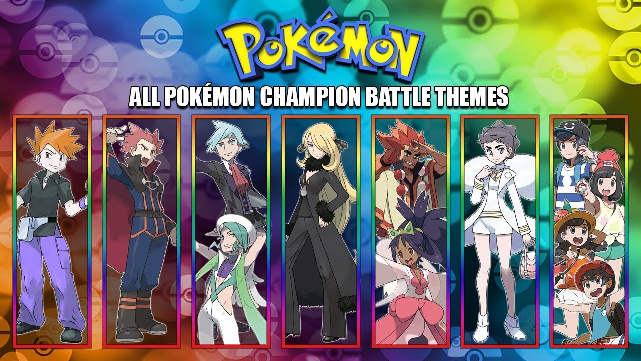 All Pok&eacute;mon Champion Battle Themes [GEN 1-7] 2017
