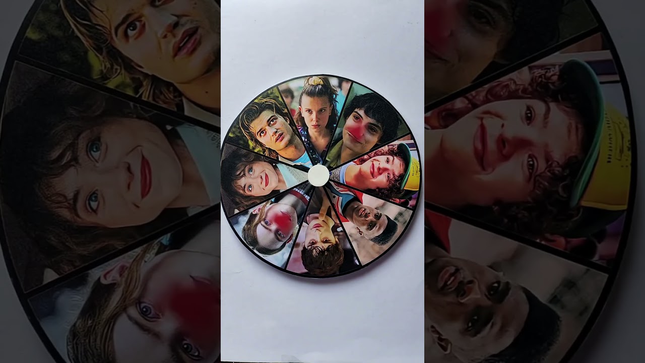 Spin the Wheel 🎡 Draw a New Stranger things character 😱❤️&nbsp;#strangerthings&nbsp;#art&nbsp;#cristianoronaldo