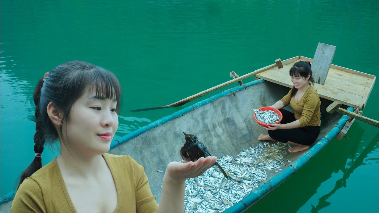 Big Catch, Bigger Surprise: Fish Harvest and a Bird Rescue on the Lake