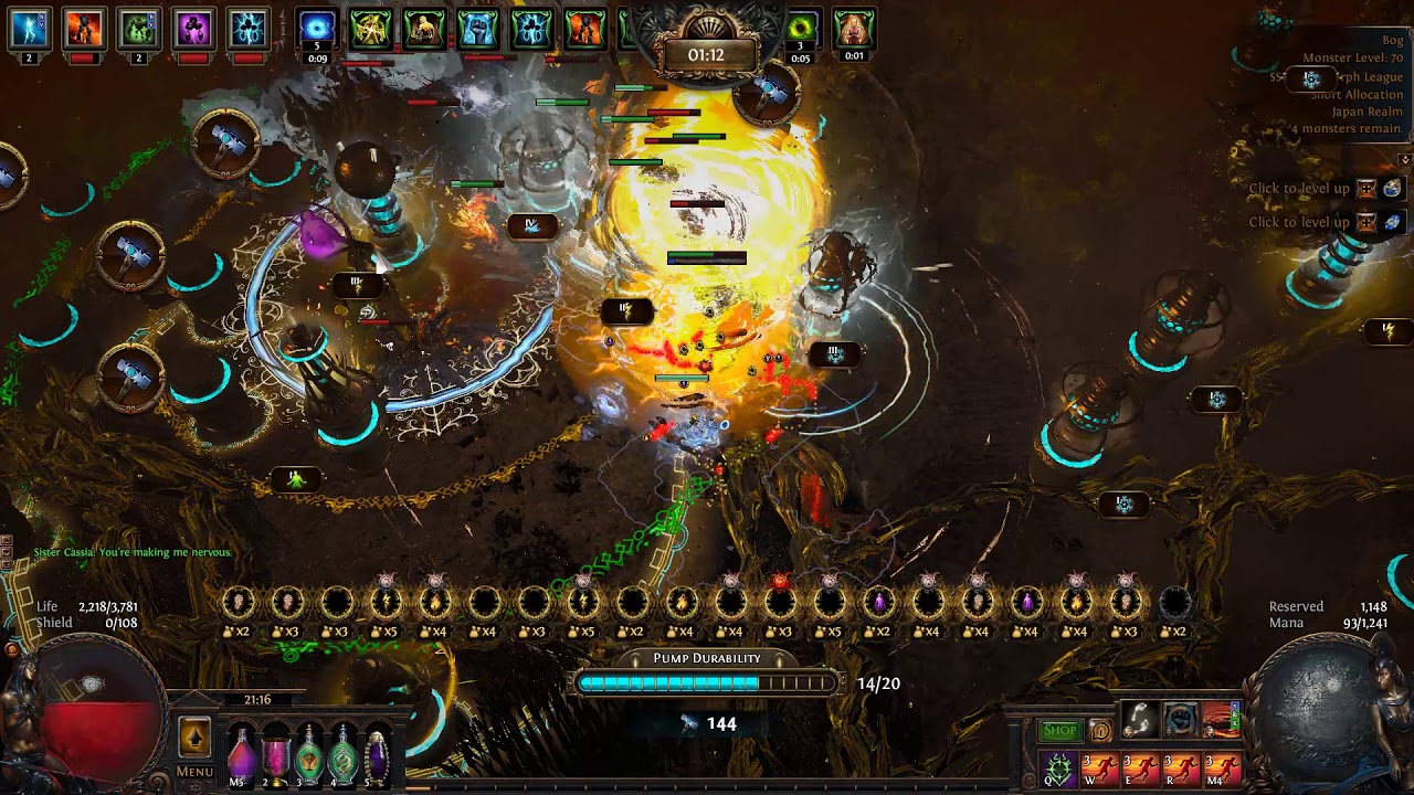 poe cospri coc icenova frostbolt golemancer witch