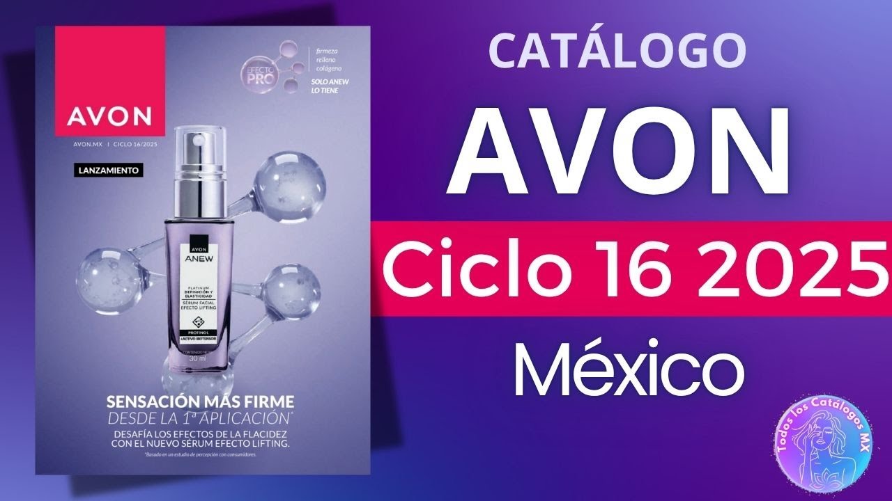 💄CATÁLOGO AVON CICLO 16 2025 MÉXICO🌷