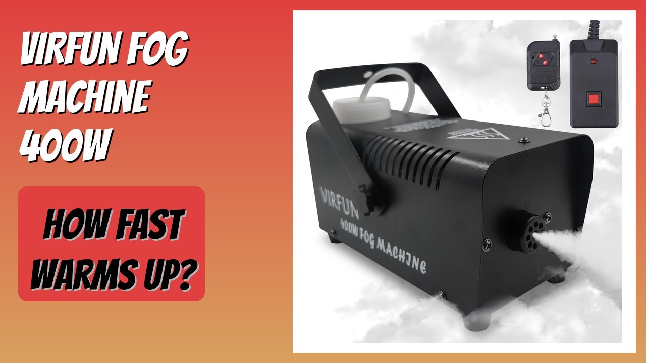 REVIEW (2026): VIRFUN Fog Machine 400W. Features