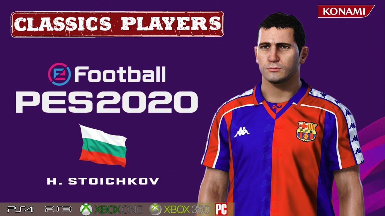 H. STOICHKOV face+stats (Classics Players) How to create in PES 2020
