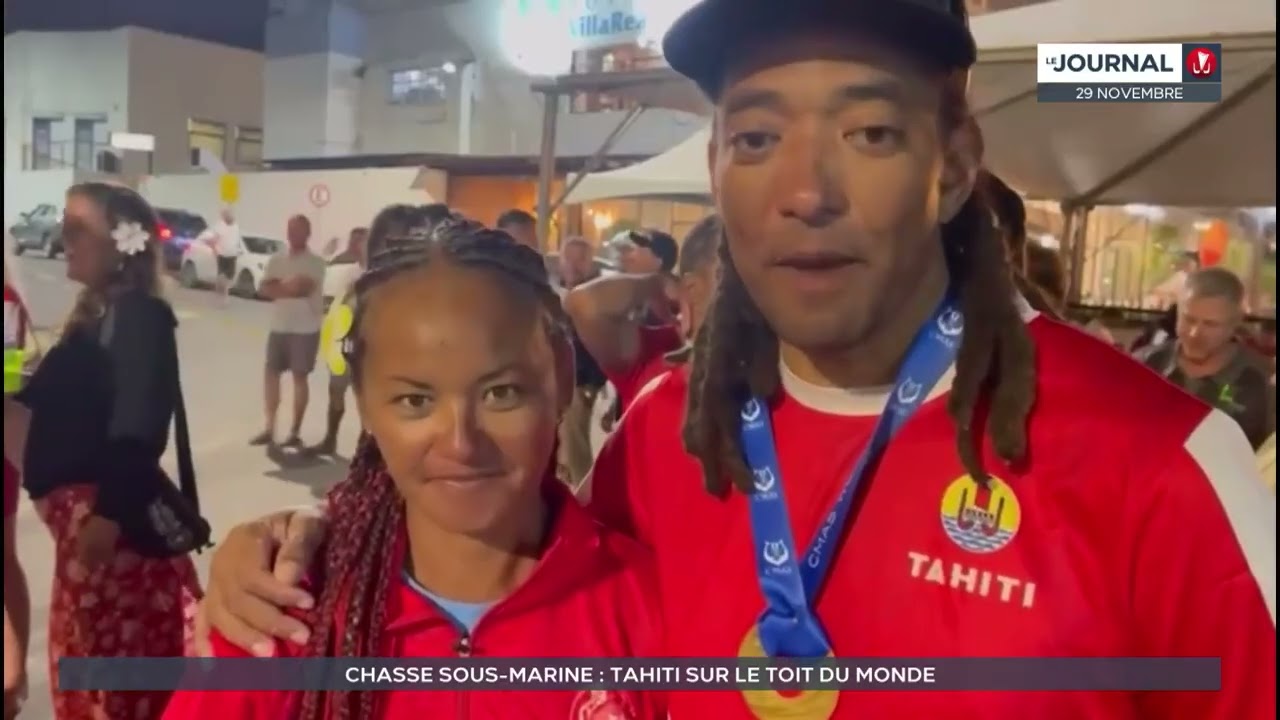 Tahiti s’offre un triplé historique aux championnats du monde de pêche sous-marine