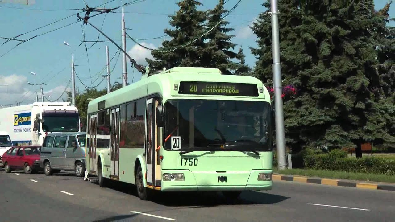 GOMEL TROLLEYBUSES BELARUS JUNE 2011