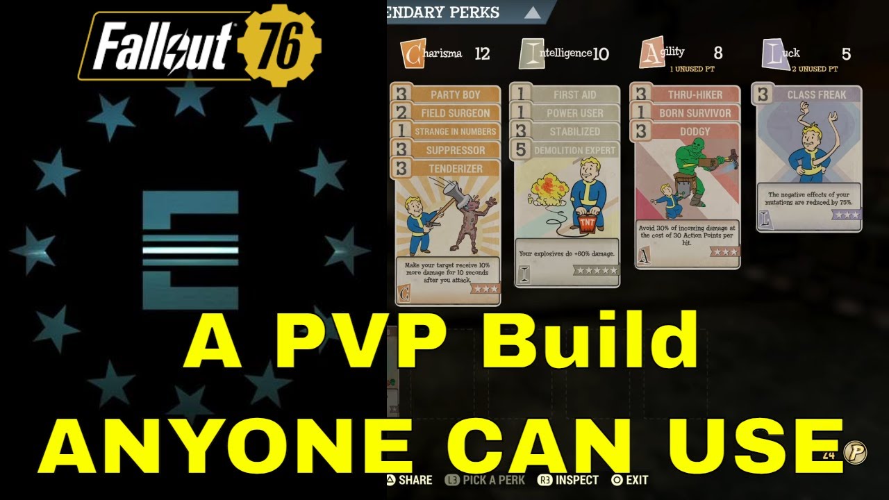 Sandman's Fallout 76 PVP Build - Heavy Gunner Power Armor Cookie Cutter Build