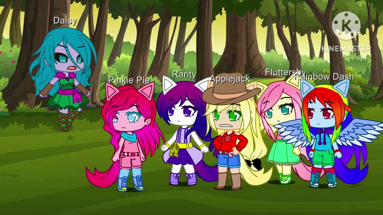 Gala Everfree Vs The Rainbooms Mane 7 Gacha Club