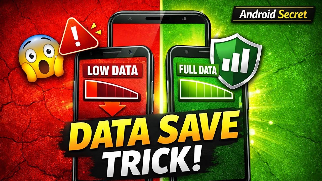 Android Phone Data Saving Tips 🔥 50% Tak Data Bachaaye