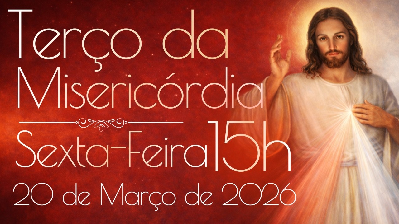 HOJE: Terço da Divina Misericórdia - Reze Todos os Dias - Hora da Misericórdia (15h) |  Reze Agora!