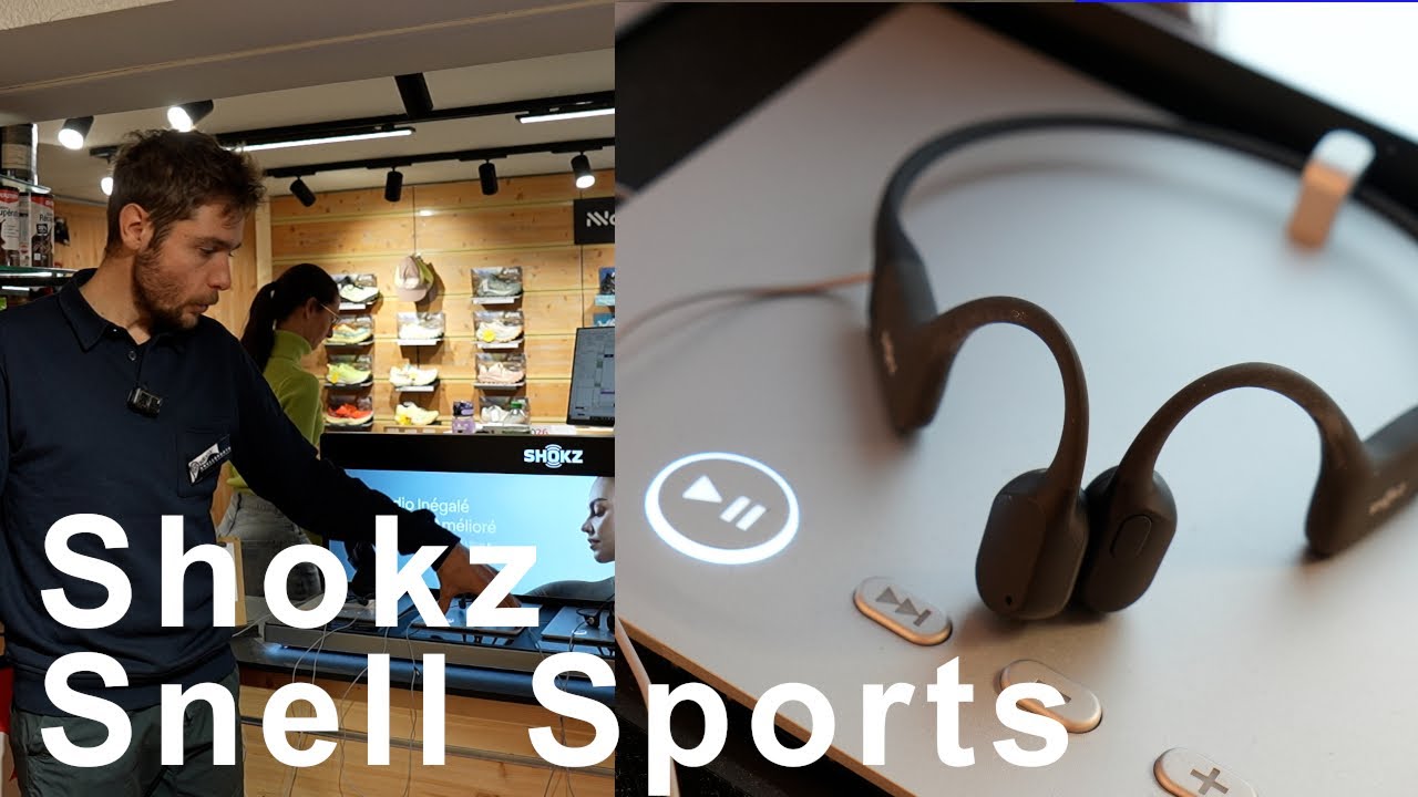 Shokz casque sport haut de gamme &agrave; conduction osseuse Snell Sports mat&eacute;riel