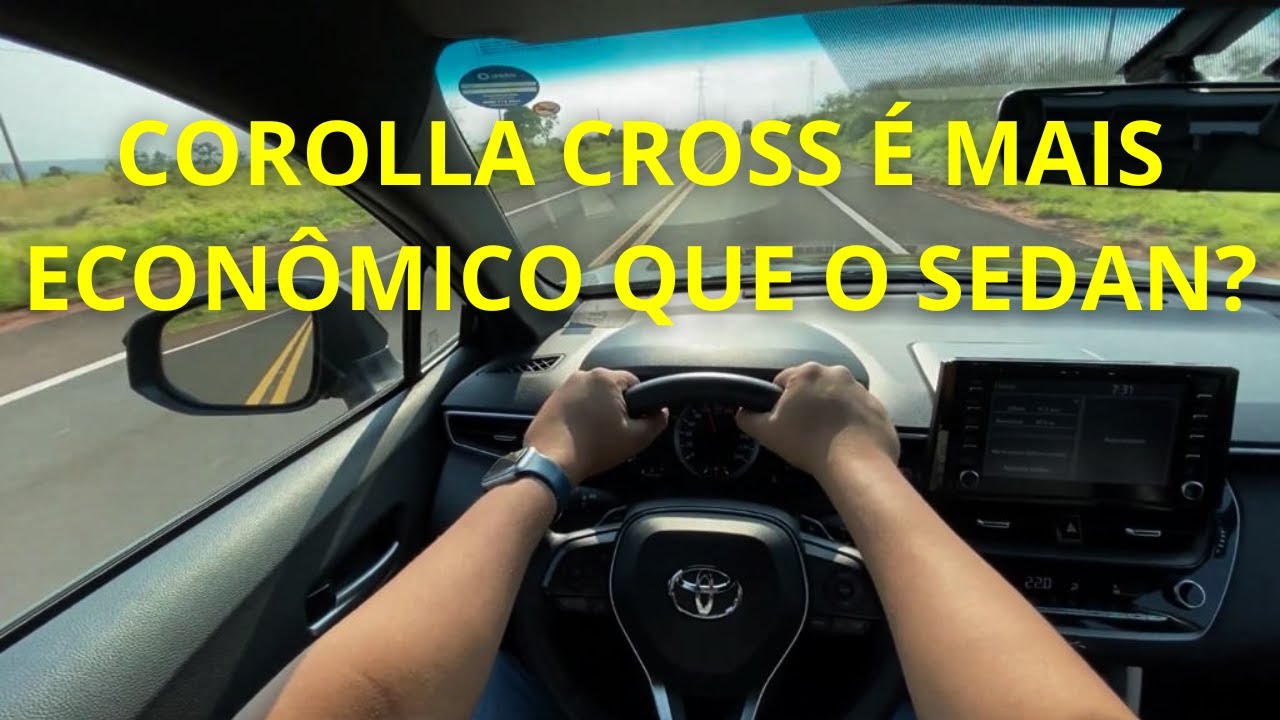 CONSUMO NA ESTRADA DO TOYOTA COROLLA CROSS, É MAIS ECONÔMICO QUE O SEDAN? - 54 MINUTOS DE ESTRADA 🔥🔥