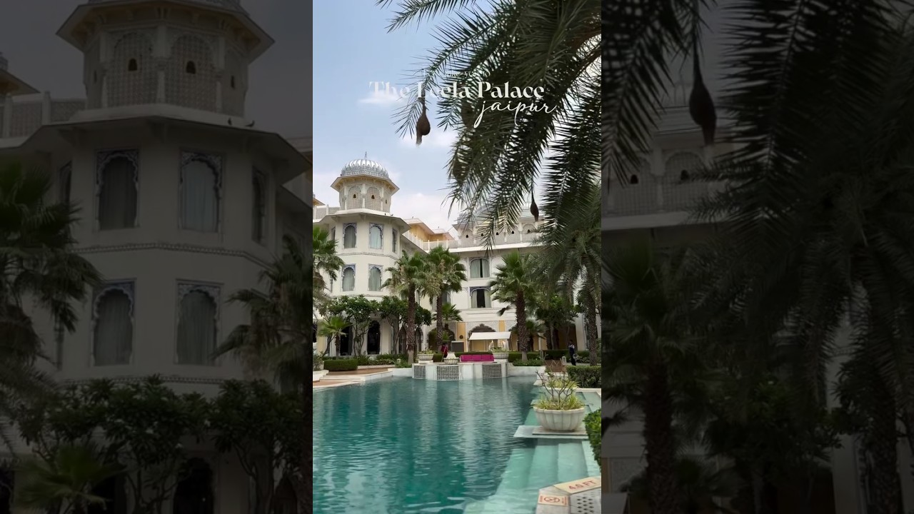 Experience The Leela Palace Jaipur | Best 5 Star Luxury Hotel in Jaipur | Mini Vlog #jaipur #travel