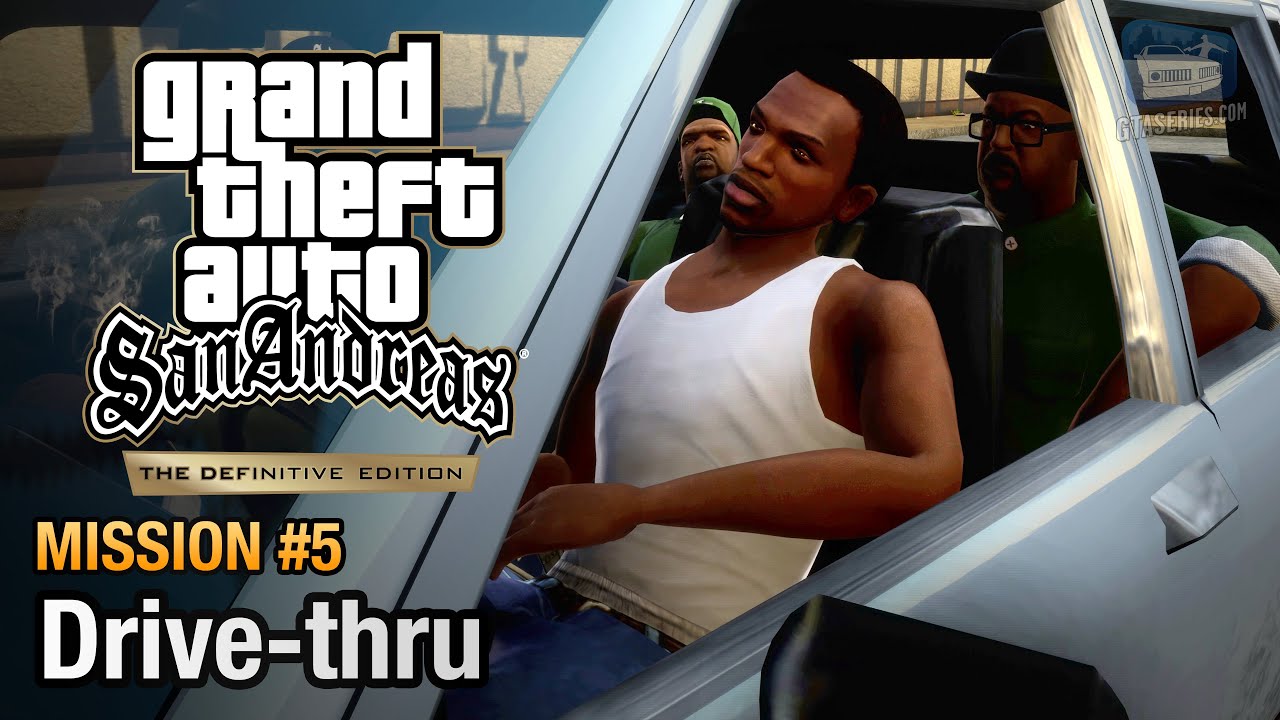 GTA San Andreas Definitive Edition - Mission #5 - Drive-thru