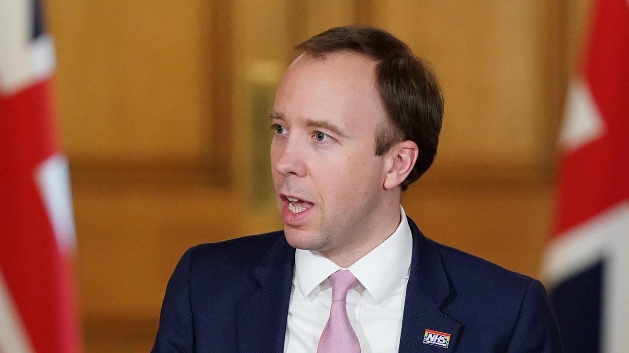 Matt Hancock reveals 'Life Assurance Scheme' for deceased NHS workers' families