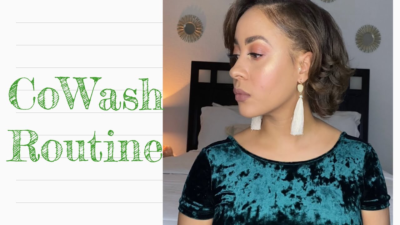 Co-Wash Routine | Relaxed Hair | Deep Conditioned