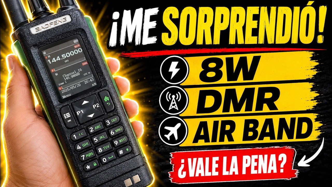 REVIEW: BAOFENG DM-32UV. WALKIE DMR Y ANALOGICO QUE SORPRENDE