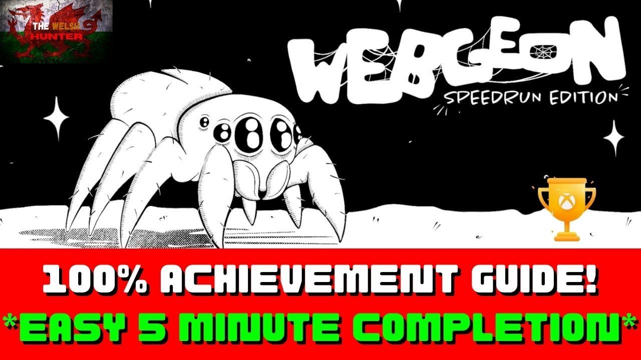 Webgeon Speedrun Edition - 100% Achievement Guide! *EASY 5 Minute Completion*