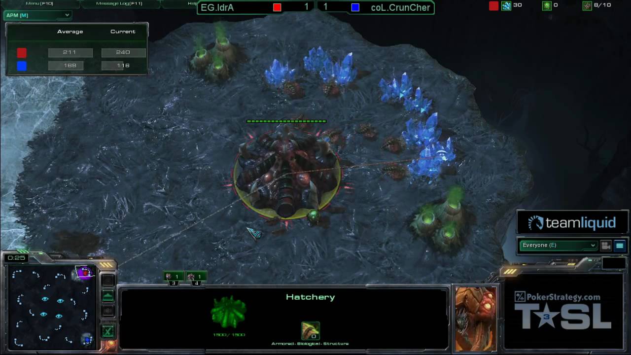 Game 3 - EG.IdrA vs coL.CrunCher - TSL3 Ro32 Match 13