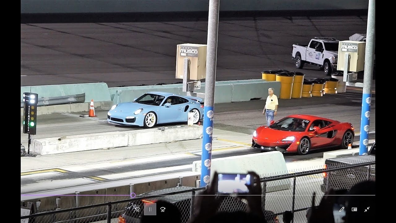 Porsche 911 Turbo + Others.. Drag Racing Fast Lane Friday