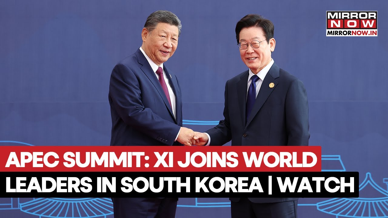 Xi Jinping Joins World Leaders At APEC Summit In South Korea After Trump Huddle| Watch