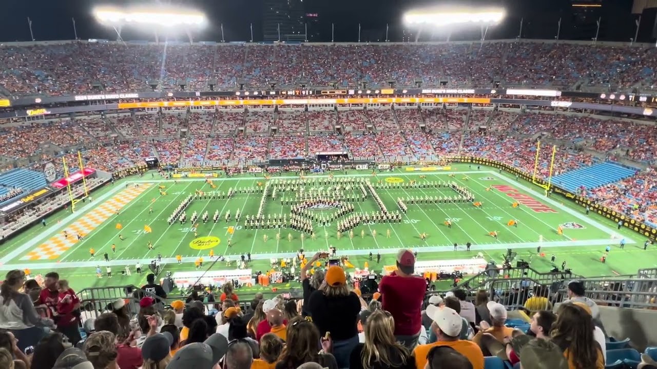 2024-09-07 Pride of the Southland Marching Band:  Tennessee v. NC State Halftime Show