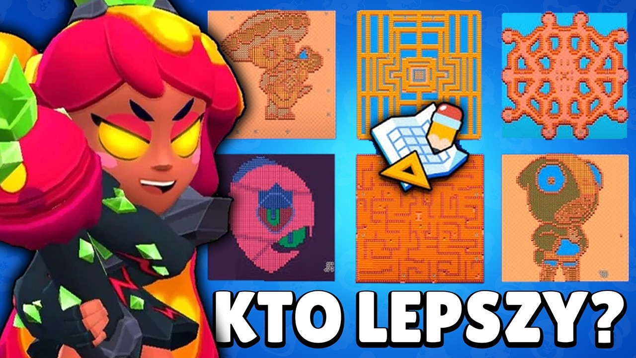 KTO ZBUDUJE LEPSZĄ MAPE, WYGRYWA w BRAWL STARS!