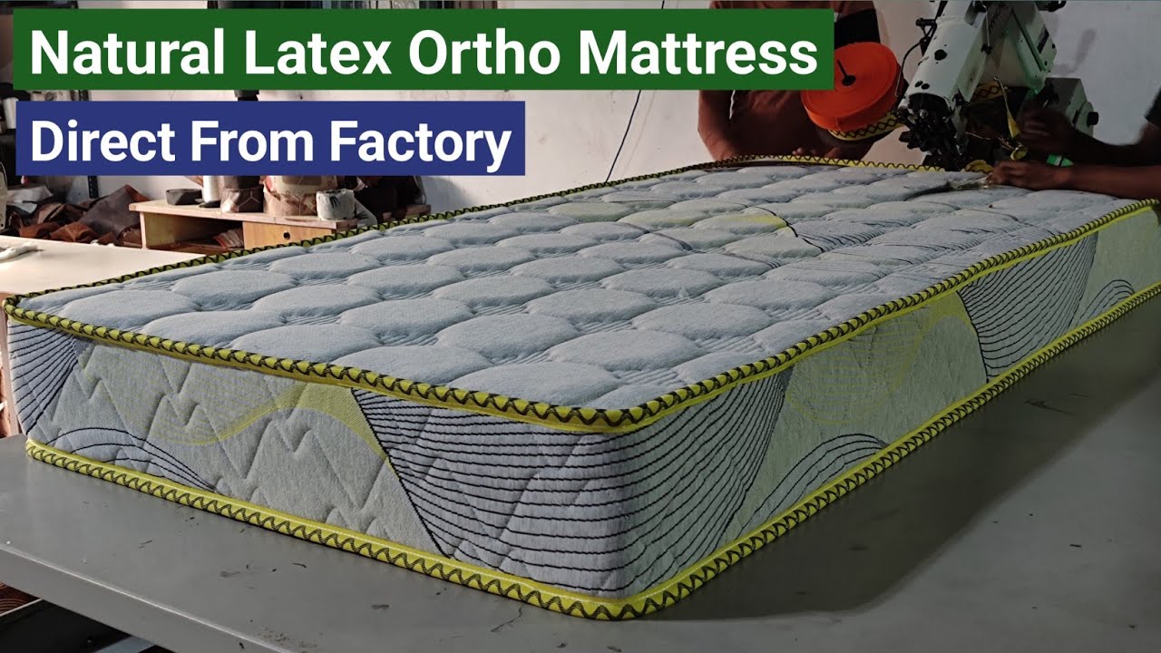 Natural Latex Ortho Mattress Making! Order Online Mattress Direct From Factory