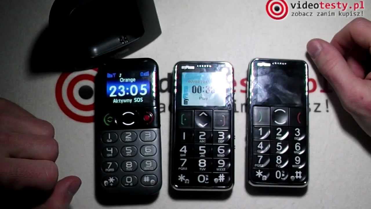 myPhone Deco, myPhone 1062 Talk+, myPhone 1065 Spectrum test telefonów dla seniorów [RECENZJA]