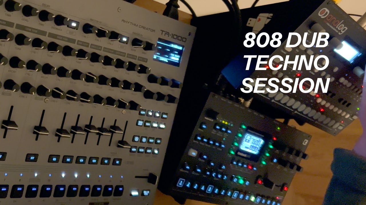 Groovy Dub Techno Jam - Roland TR-1000 and Elektron Analog 4