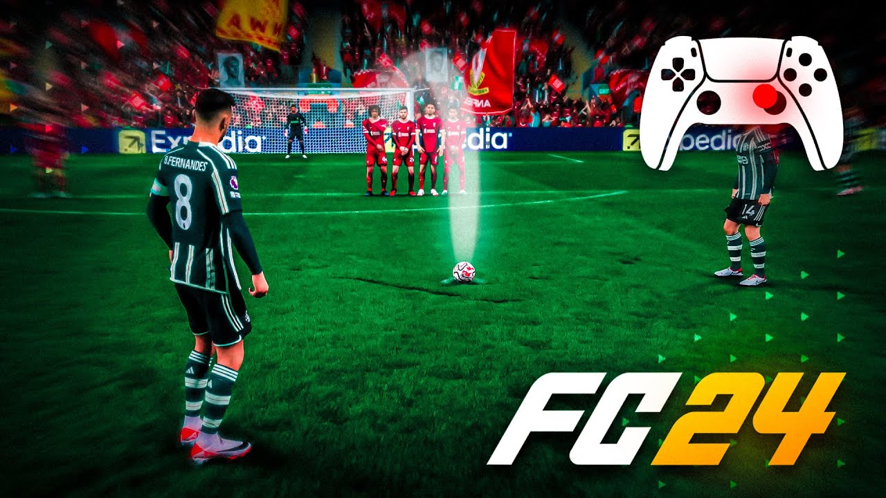 EA FC 24 - TUTORIAL DE COMO BATER FALTAS - A MELHOR BATIDA DO JOGO, APRENDA AGORA!!!