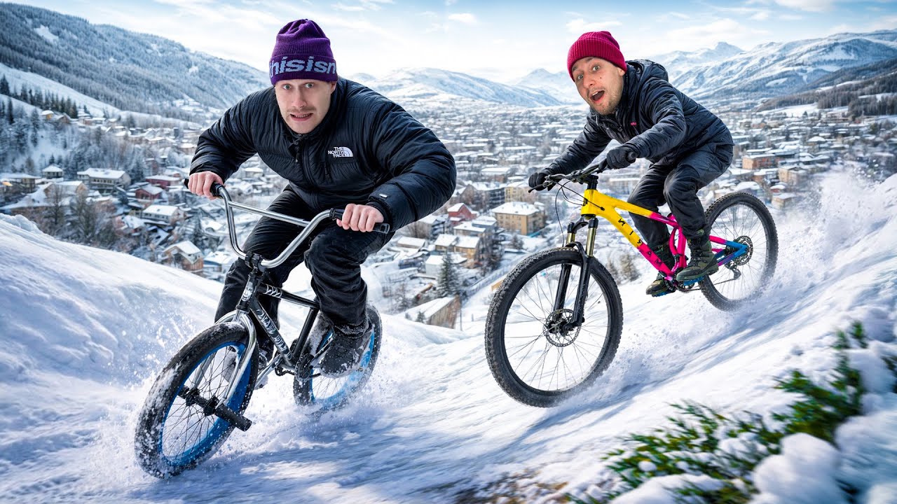 TO NIE MIAŁO PRAWA SIĘ UDAĆ… ZJAZD BMX-em PO ŚNIEGU !?