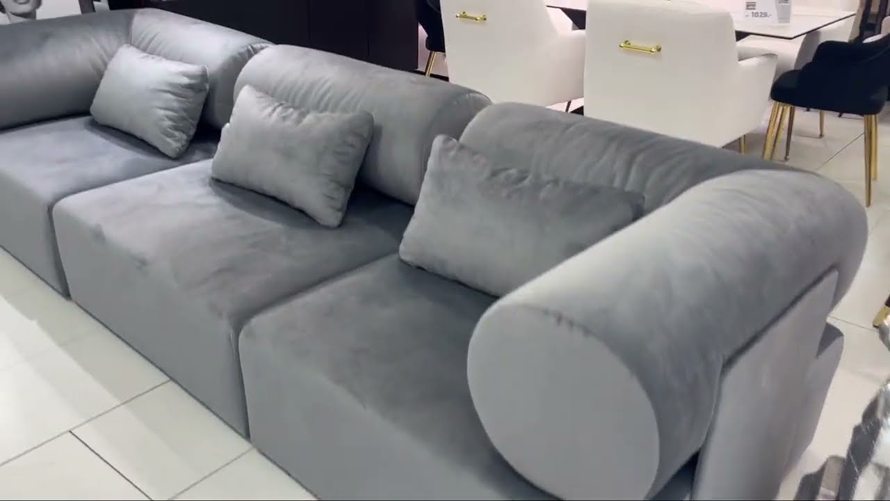 3 Sitzer Designersofa RAGUSA in velvet von designDISTRIKT Schweiz