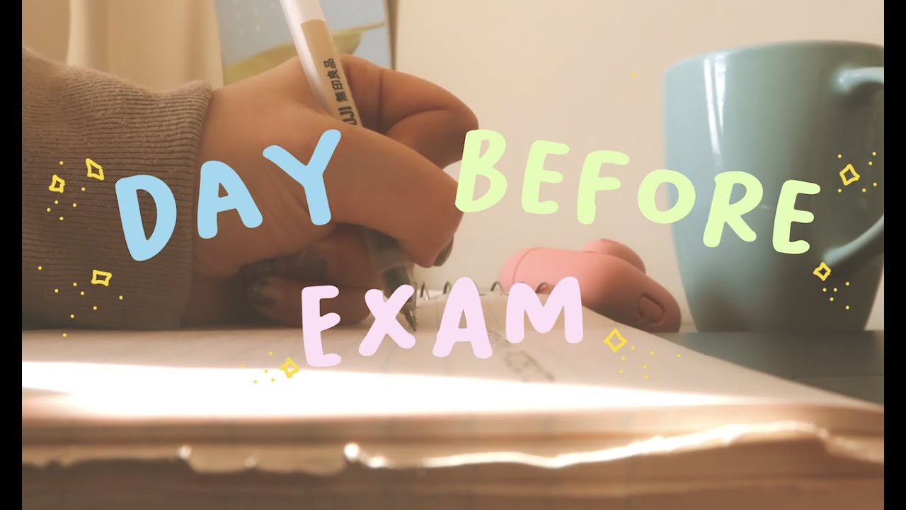 the day before an exam (a uni vlog)