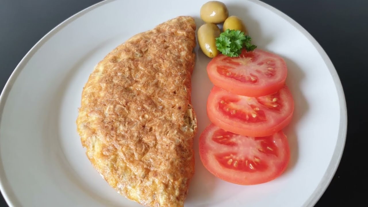 Omelet med havregryn 💯🤙 Sund  og proteinrig morgenmad med &aelig;g og havre der holder dig m&aelig;t i timevis 🍳