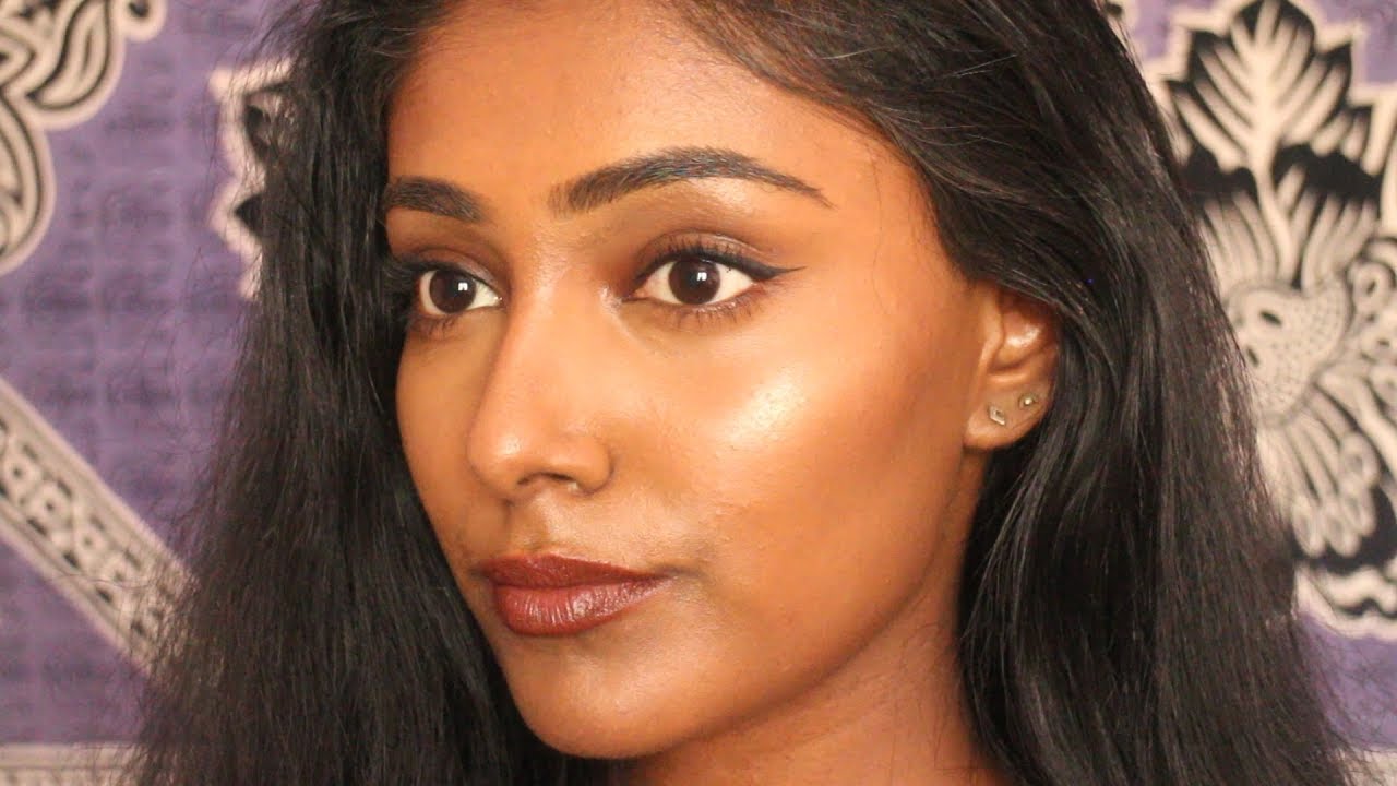 EVERYDAY MAKEUP TUTORIAL FOR BROWN / DARK SKIN | SIMPLE DRUGSTORE LOOK