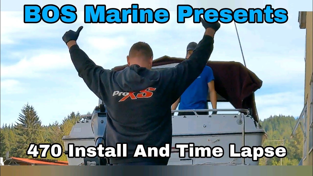 Finished the Mercruiser 470 install! Quick time lapse and sea trial.